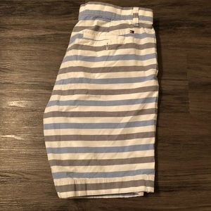 Striped Blue-Grey-White Tommy Hilfiger Shorts 😎
